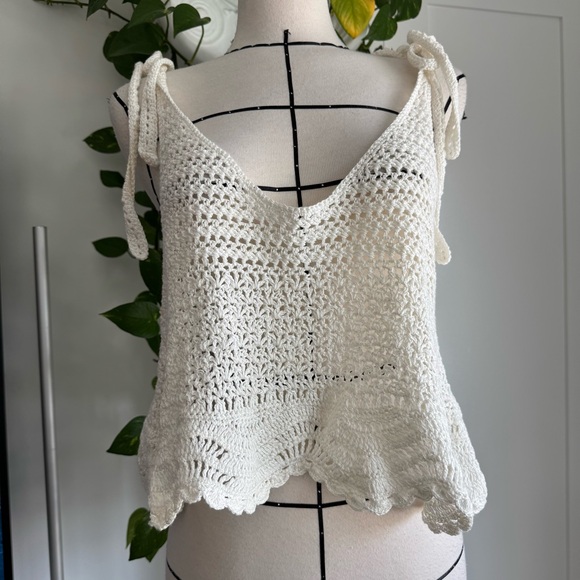 Zimmermann Tops - Zimmermann Lightburst Textured Swing Tank - Size 1